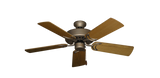 Dixie Belle traditional ceiling fan in Antique Bronze with 44 inch Light Oak Blades
