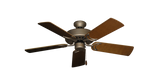 Dixie Belle traditional ceiling fan in Antique Bronze with 44 inch Natural Cherry Blades