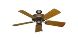 Dixie Belle traditional ceiling fan in Antique Bronze with 44 inch Teak Matte Blades
