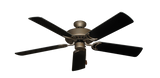 Dixie Belle traditional ceiling fan in Antique Bronze with 52 inch Black Matte Blades
