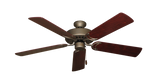 Dixie Belle traditional ceiling fan in Antique Bronze with 52 inch Cherry Matte Blades