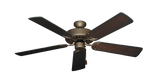 Dixie Belle traditional ceiling fan in Antique Bronze with 52 inch Distressed Cherry Blades