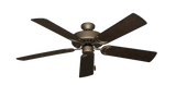 Dixie Belle traditional ceiling fan in Antique Bronze with 52 inch Distressed Walnut Blades