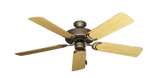 Dixie Belle traditional ceiling fan in Antique Bronze with 52 inch Honey Oak Gloss Blades
