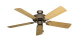 Dixie Belle traditional ceiling fan in Antique Bronze with 52 inch Maple Matte Blades