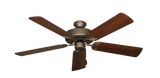 Dixie Belle traditional ceiling fan in Antique Bronze with 52 inch Walnut Matte Blades