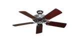 Dixie Belle traditional ceiling fan in Chrome with 44 inch Cherry Matte blades