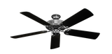 Dixie Belle ceiling fan in Chrome with Matte Black Blades