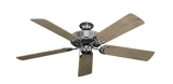 Dixie Belle ceiling fan in Chrome with Driftwood Blades