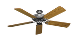 Dixie Belle ceiling fan in Chrome with Oak Matte Blades