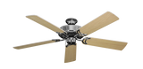 Dixie Belle ceiling fan in Chrome with Unfinished Oak Blades