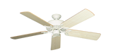 Dixie Belle Ceiling Fan in Navajo White with Bleached Oak Gloss Blades