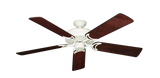 Dixie Belle Ceiling Fan in Navajo White with Cherry Gloss Blades