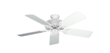 Dixie Belle traditional ceiling fan in Pure White with 44 inch Pure White Gloss blades