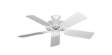 Dixie Belle traditional ceiling fan in Pure White with 44 inch Pure White Matte blades