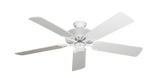 Dixie Belle traditional ceiling fan in Pure White with 52 inch Pure White Matte Blades