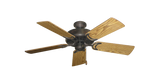 Dixie Belle ceiling fan in Oil Rubbed Bronze with Oak Gloss Blades