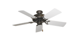 Dixie Belle ceiling fan in Oil Rubbed Bronze with Pure White Blades
