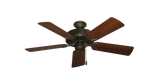 Dixie Belle ceiling fan in Oil Rubbed Bronze with Walnut Blades