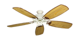 Dixie belle ceiling fan in Antique White with Arbor 275 blades