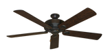 60 inch Futura Ceiling Fan in Oil Rubbed Bronze with Distressed Hickory Blades