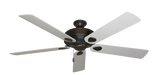 60 inch Futura Ceiling Fan in Oil Rubbed Bronze with Pure White Matte Blades