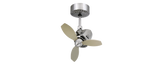 Mustang Ceiling Fan in Satin Steel