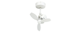Mustang Ceiling Fan in Pure White
