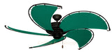 52 inch Raindance Nautical Ceiling Fan -  Sunbrella Seagrass Green Canvas Blades