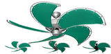 52 inch Raindance Nautical Ceiling Fan -  Sunbrella Seagrass Green Canvas Blades