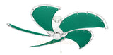 52 inch Raindance Nautical Ceiling Fan -  Sunbrella Seagrass Green Canvas Blades