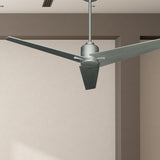 52 inch Reveal Ceiling Fan in Brushed Nickel with Brushed Nickel Blades
