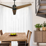 52 inch Reveal Ceiling Fan in Oil Rubbed Bronze Motor Finish and Walnut Blades