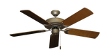 52 inch Raindance Ceiling Fan - Traditional Oak / Cherry Plain LT Blades