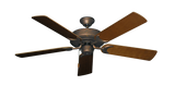 52 inch Raindance Ceiling Fan - Traditional Oak / Cherry Plain LT Blades