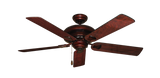 Tiara Ceiling Fan in Wine with Cherry Gloss Blades