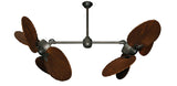 50 inch Twin Star III with Arbor 900 Wood Blades, Oil Rubbed Bronze Motor Finish