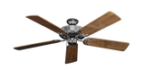 Dixie Belle ceiling fan in Chrome with Walnut Gloss Blades