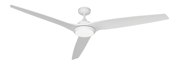 72 inch Evolution Ceiling Fan by Tropos Air - Pure white