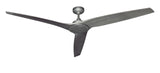 72 inch Evolution Ceiling Fan by Tropos Air - Brushed Nickel