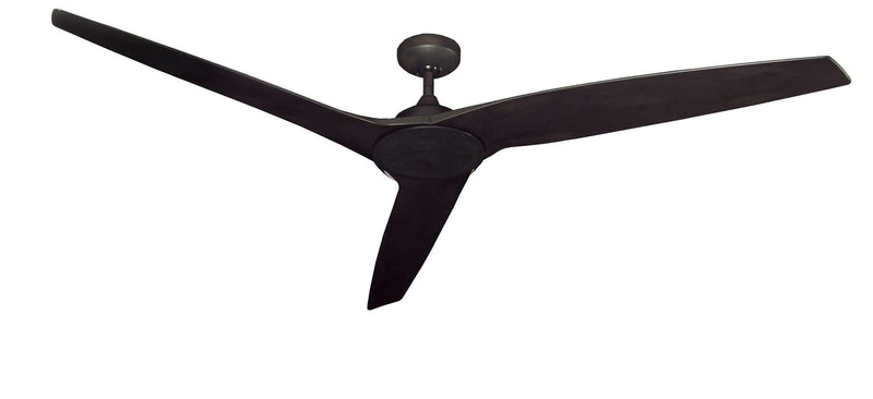 72 inch Evolution Ceiling Fan by Tropos Air - Matte Black