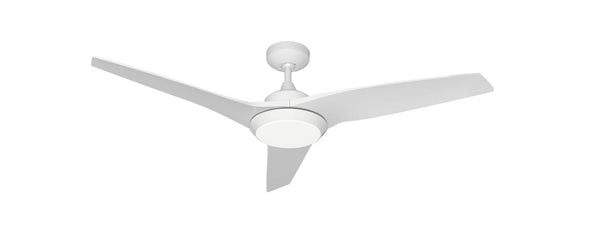 52 inch Evolution Ceiling Fan by Tropos Air - Pure White