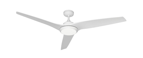 60 inch Evolution Ceiling Fan by Tropos Air - Pure White