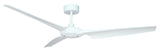 60 inch Astra with LED Light - Pure White Ceiling Fan by TroposAir