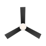 44 inch Axis Flush Ceiling Fan - Matte Black