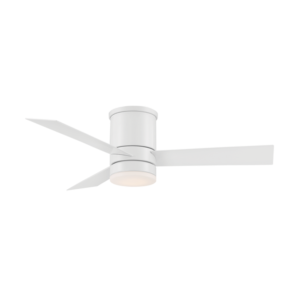 44 inch Axis Flush Ceiling Fan - Matte White