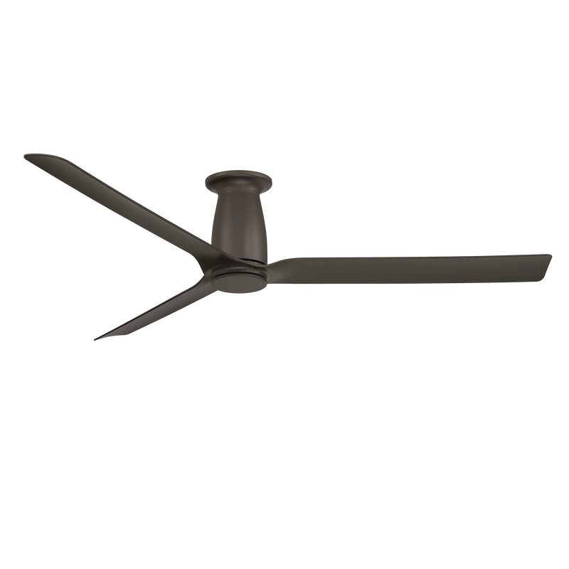 52 inch Smooth Flush Ceiling Fan with LED Light by Modern Forms - Bronze