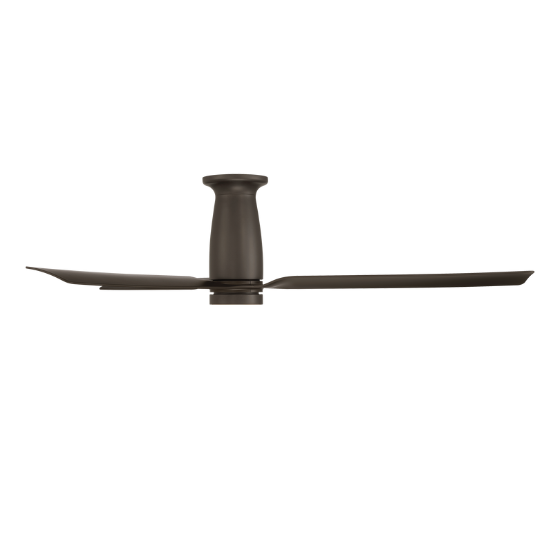52 inch Smooth Flush Ceiling Fan with LED Light by Modern Forms - Bronze