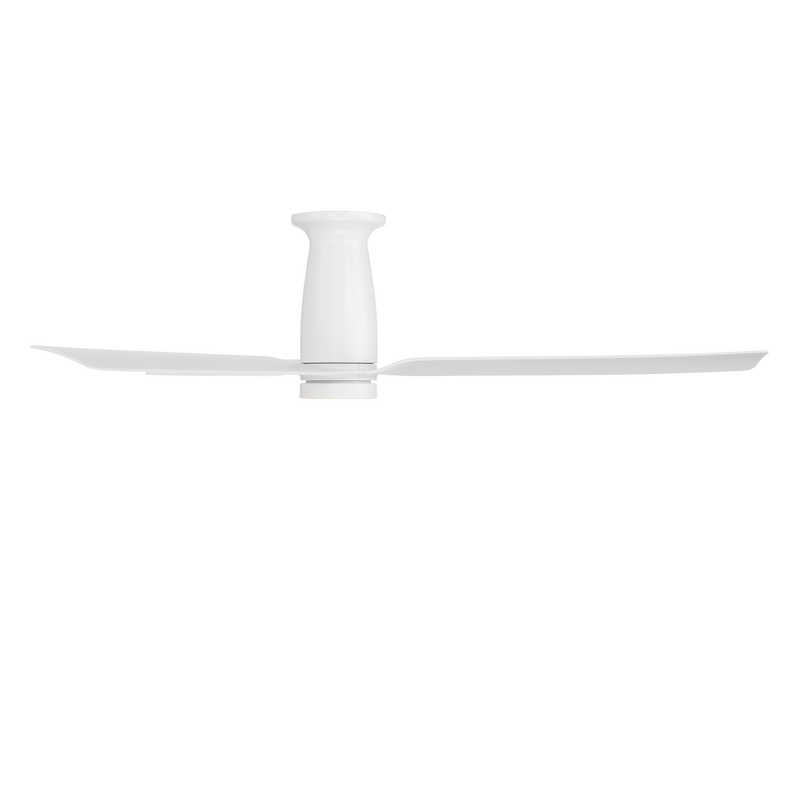 52 inch Smooth Flush Ceiling Fan with LED Light by Modern Forms - Matte White