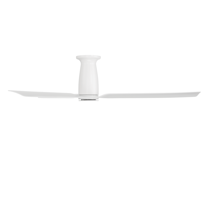 52 inch Smooth Flush Ceiling Fan with LED Light by Modern Forms - Matte White